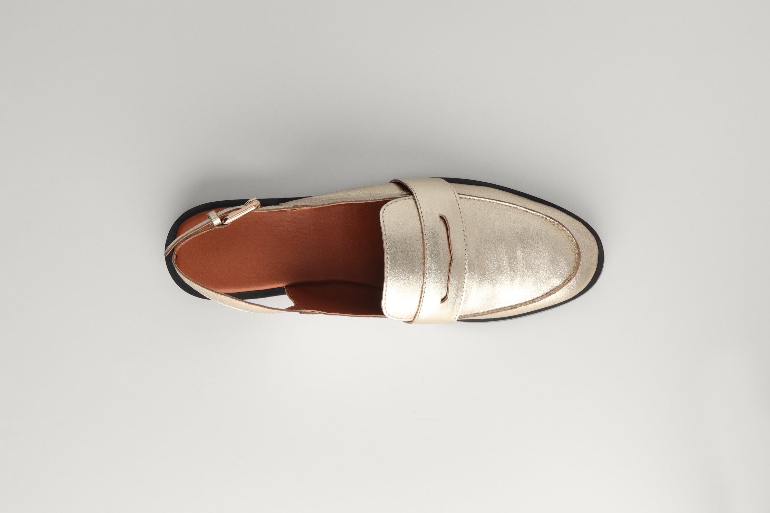 Classic Half Loafers in Champagne