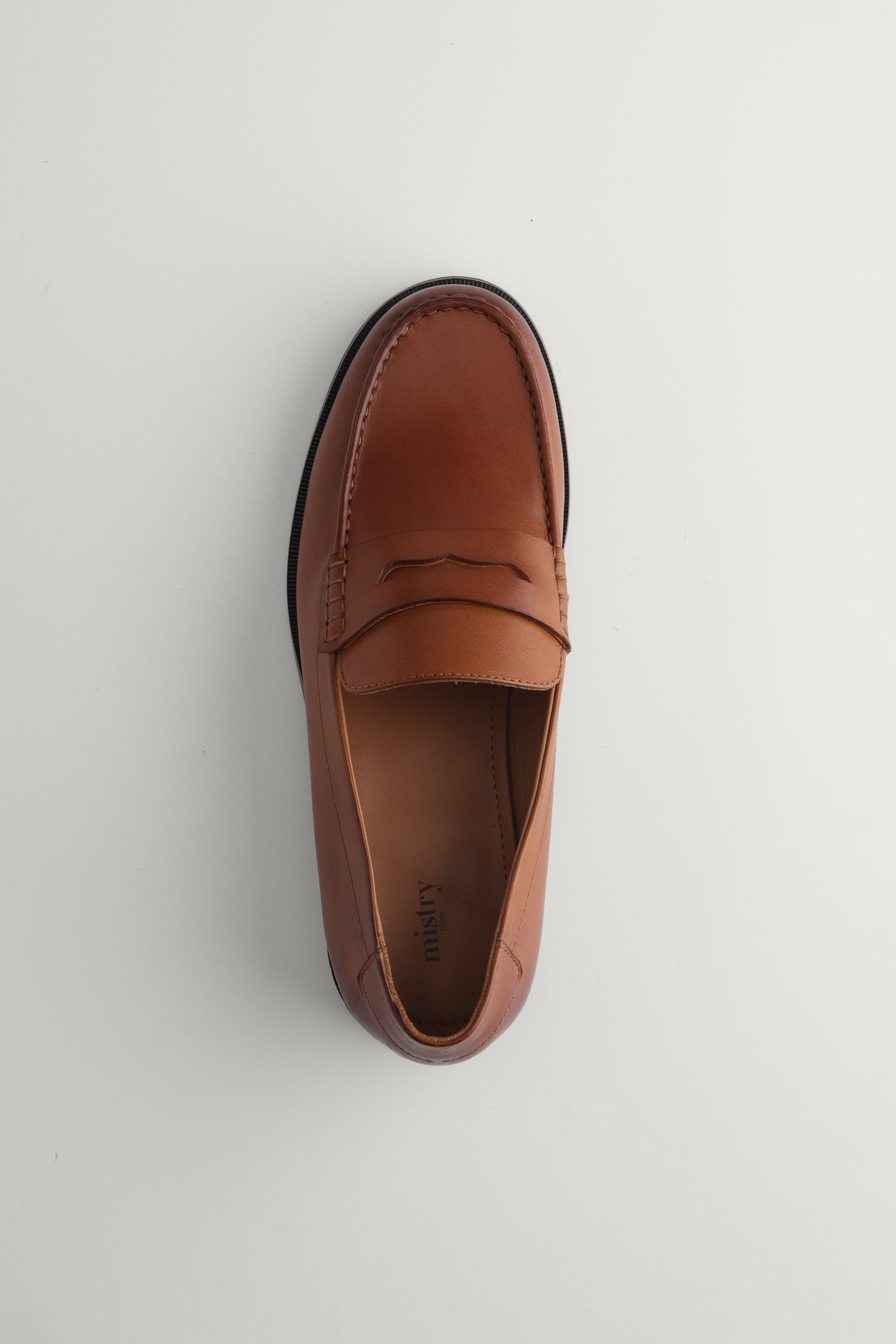 Classic Penny Cut Loafers in Tan