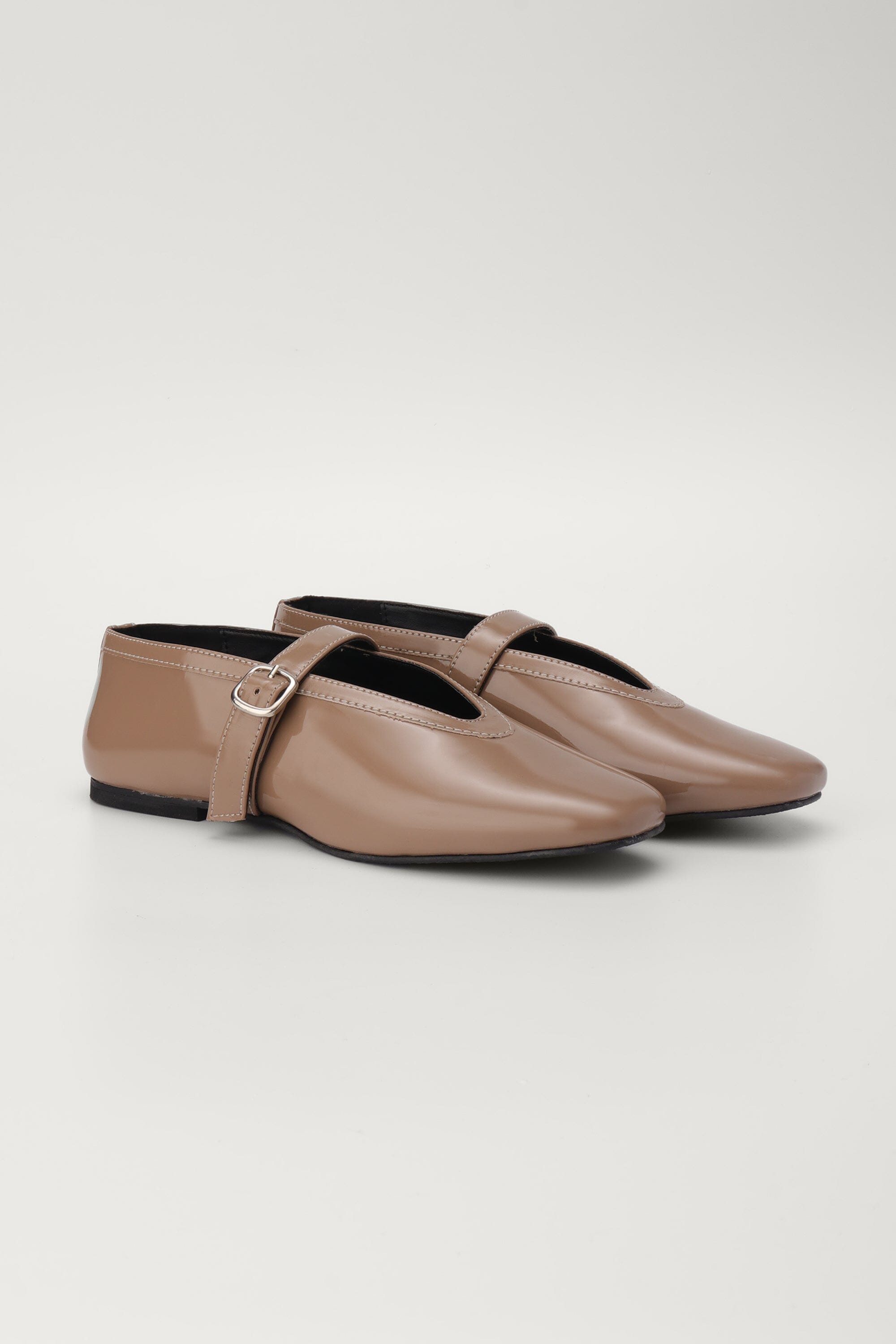 Ballet Flats in Espresso