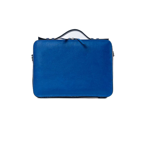 Briefcase blue azure